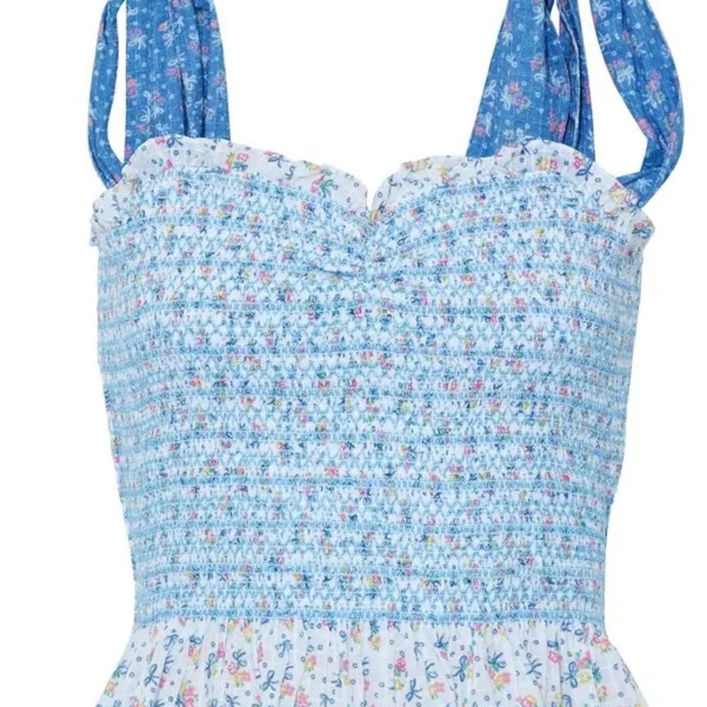 Bucky Floral Smocked Top